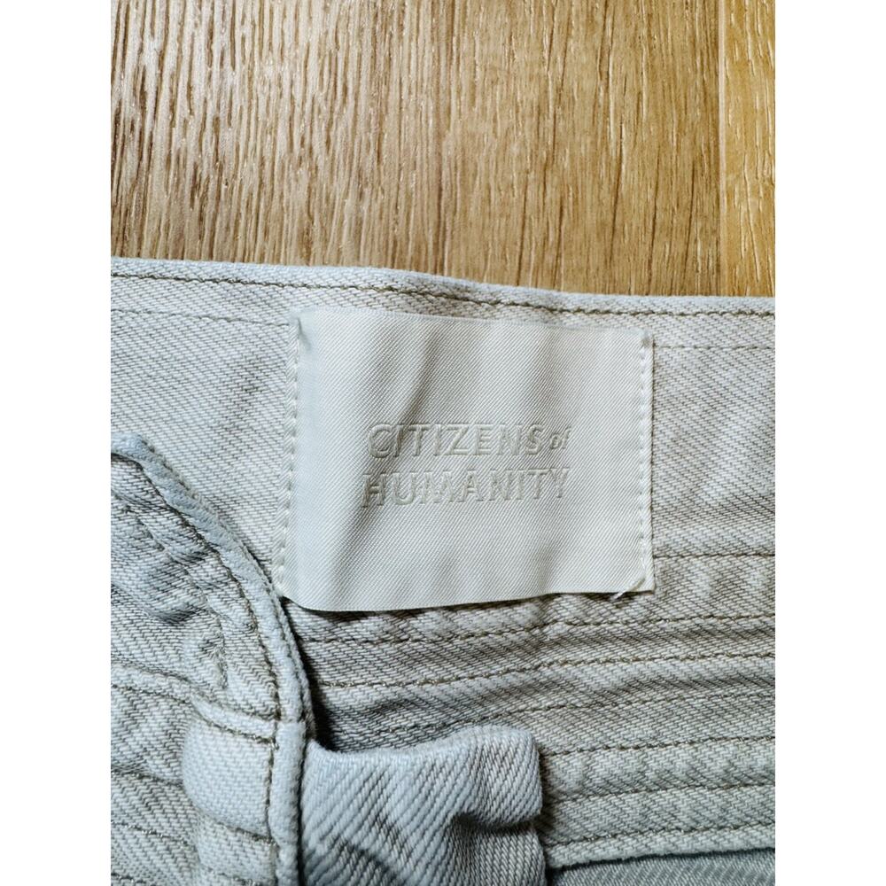 Citizens of Humanity Women's Jeans Beige Size 28 Maeve Pleated Jean High Rise - Picture 4 of 5